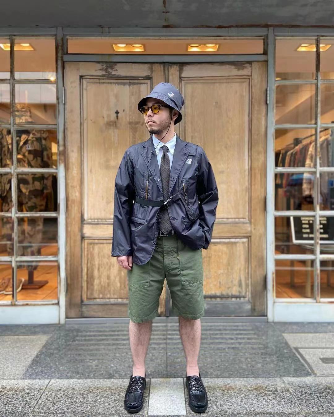 climaxvision迷彩工装短裤,男生工装短裤穿搭潮流夏季