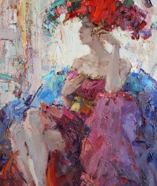 俄罗斯画家笔下的模特,俄罗斯画家笔下的女性肖像