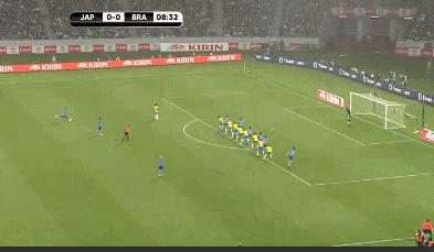 内马尔带领巴西对战日本大四喜,内马尔在巴西热身