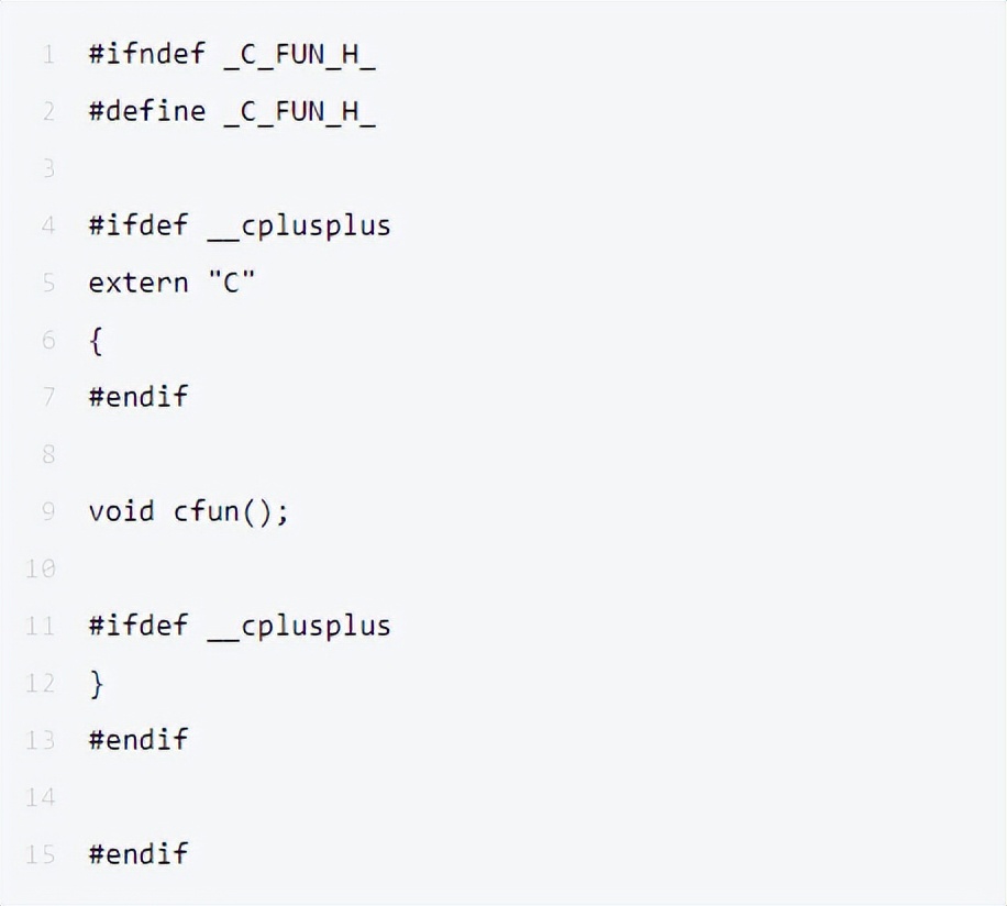 externc,c语言的extern