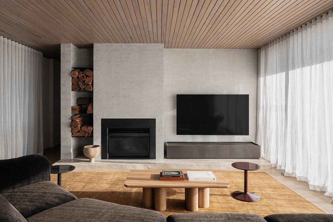 花园式极简清水混凝土别墅,混凝土极简别墅