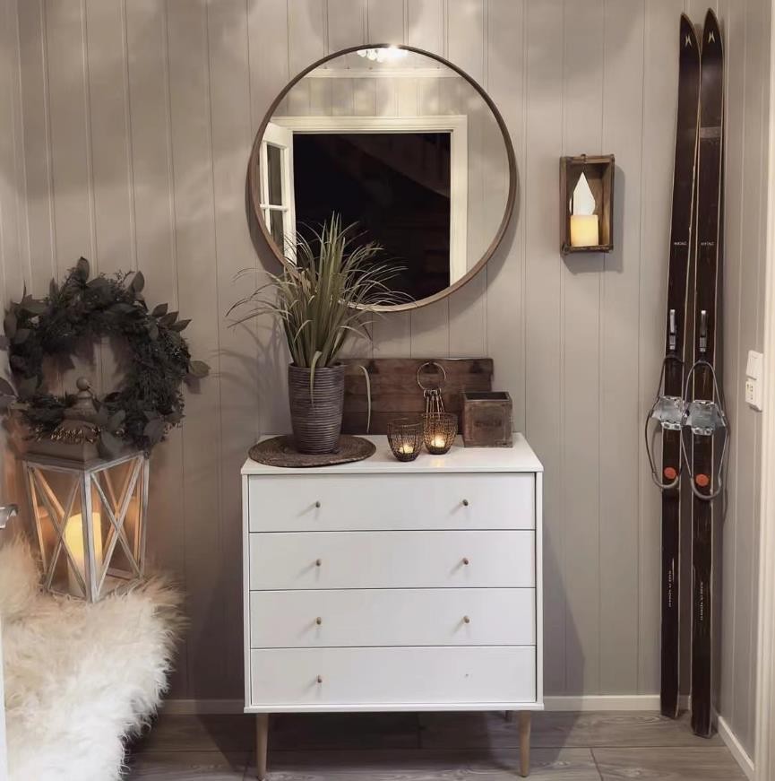 54岁挪威太太亲手布置家，改造旧家具自己做手工，不奢华却暖暖的