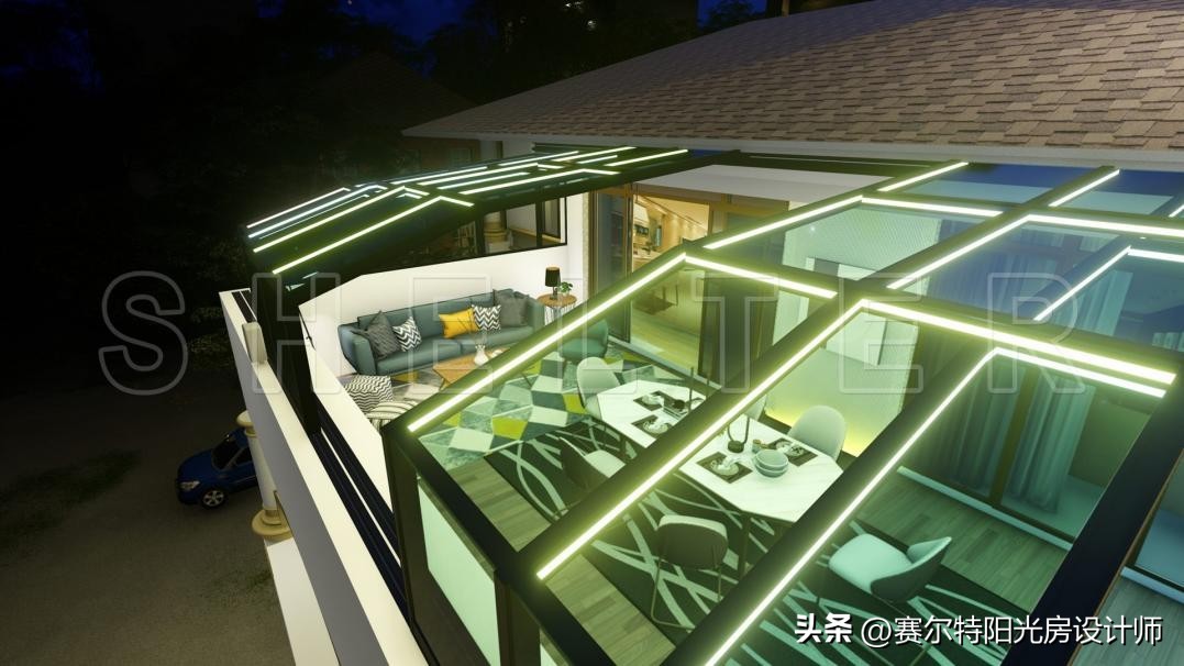 露台阳光房内适合做什么用途,露台阳光房适合用什么灯