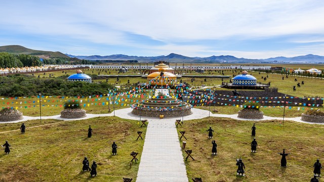坝上大草原优美的风景,坝上草原迷人秋色