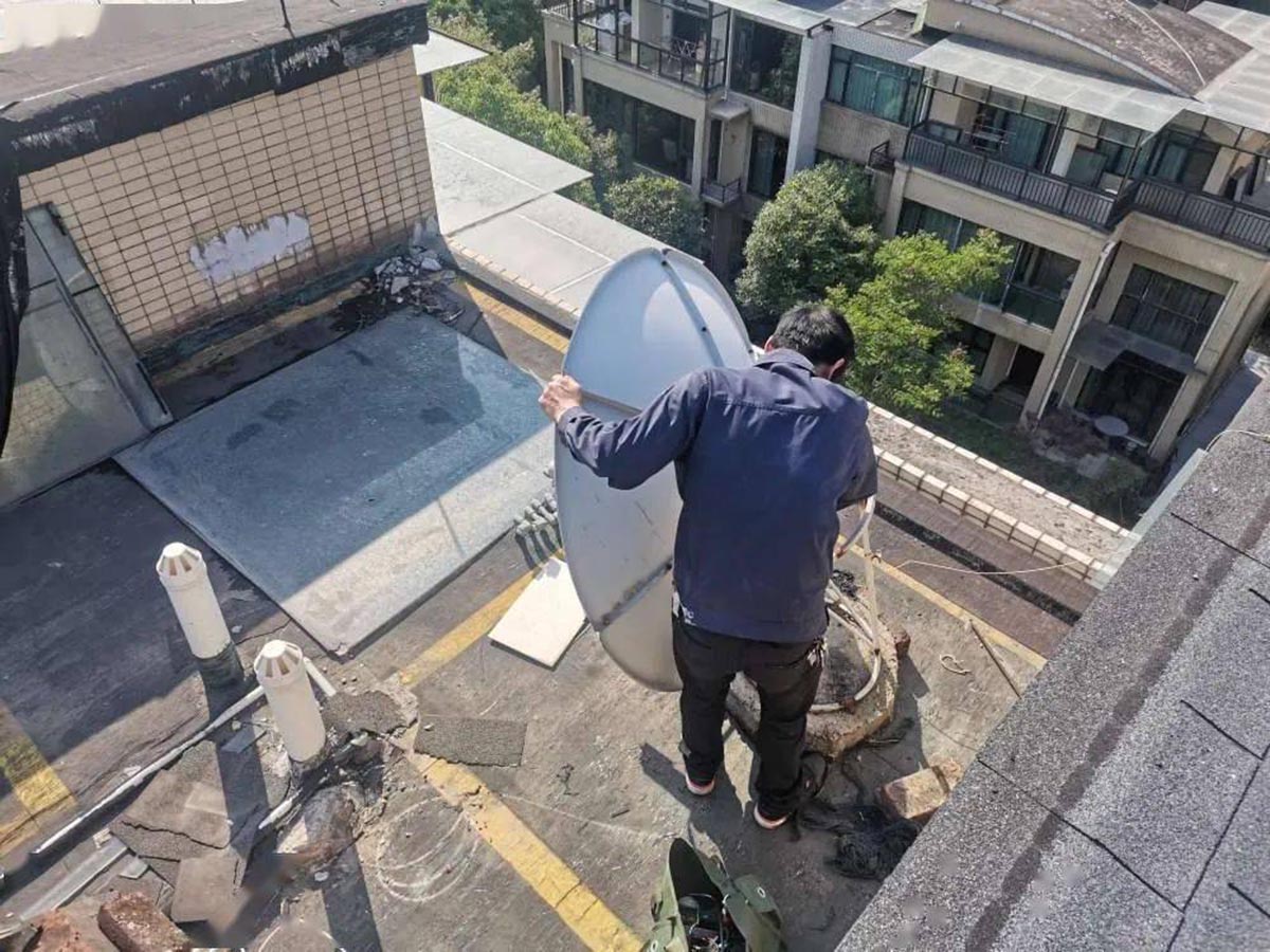 农村用锅盖的电视能在城里用吗,农村电视锅盖安装违法吗