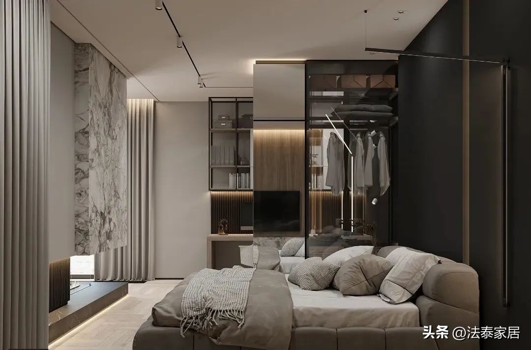 客厅墙柜与展示柜一体化,门墙柜一体化解决方案