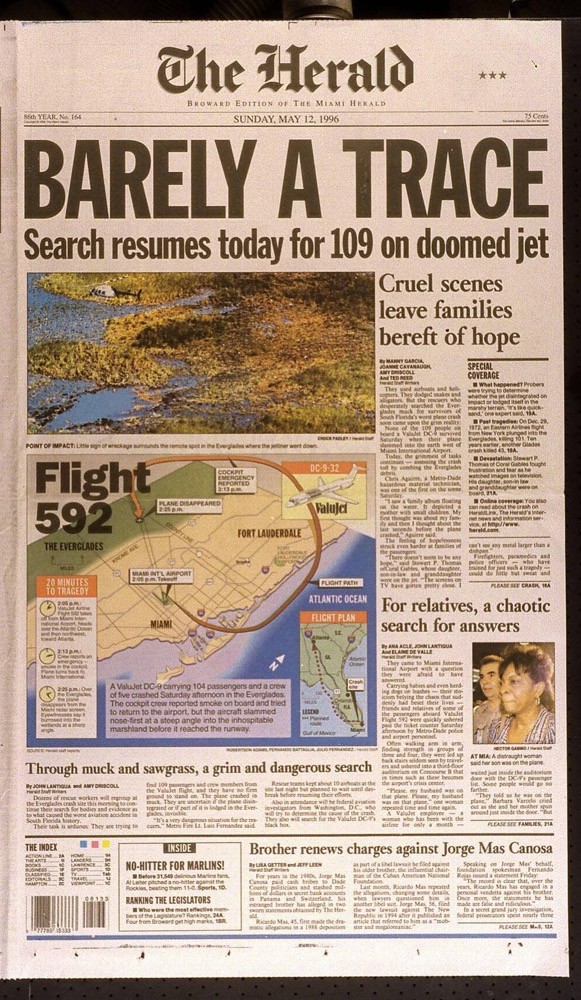 瓦卢杰航空592号班机空难分析,瓦卢杰航空592号班机事故