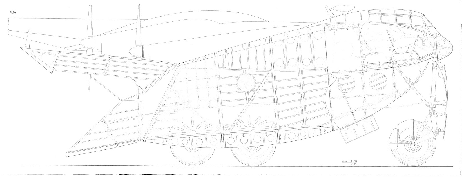 有趣的飞行器18-运水果的科幻大飞翼