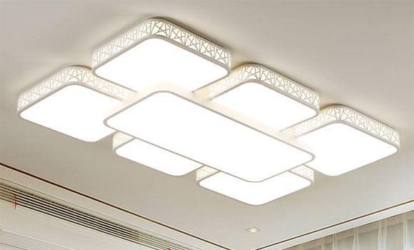 led吸顶灯同普通吸顶灯尺寸比较,吸顶灯选用尺寸和吊顶尺寸比例