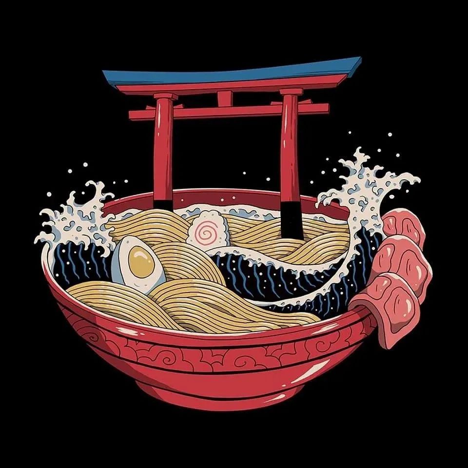 浮世绘动漫插画,菲律宾著名插画师作品