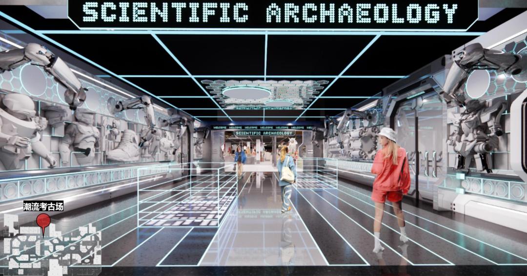 国潮购物中心外立面,4d空间购物中心设计理念