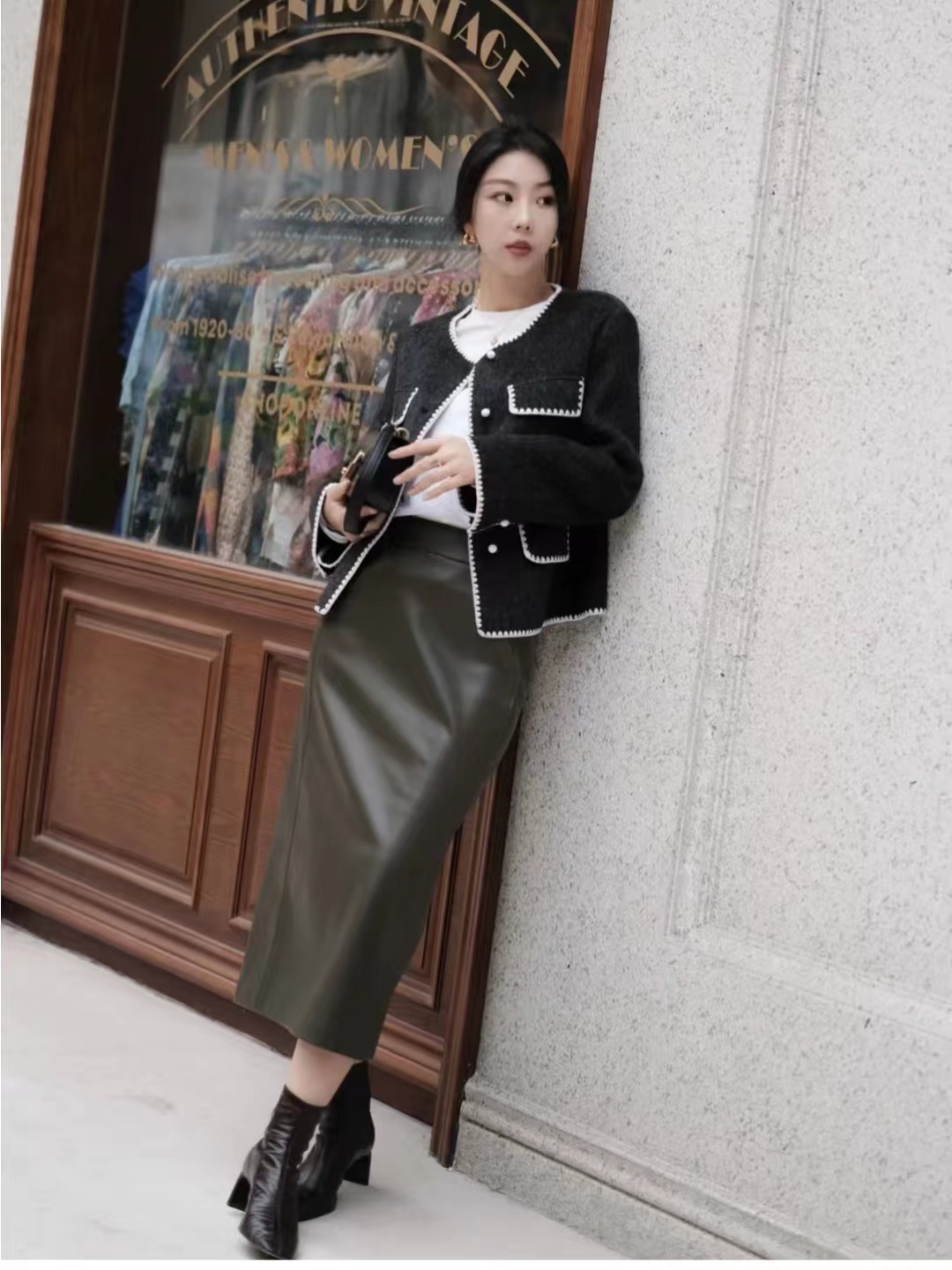 40到50岁秋冬高档女装连衣裙,秋冬搭配简约高级30岁到40岁