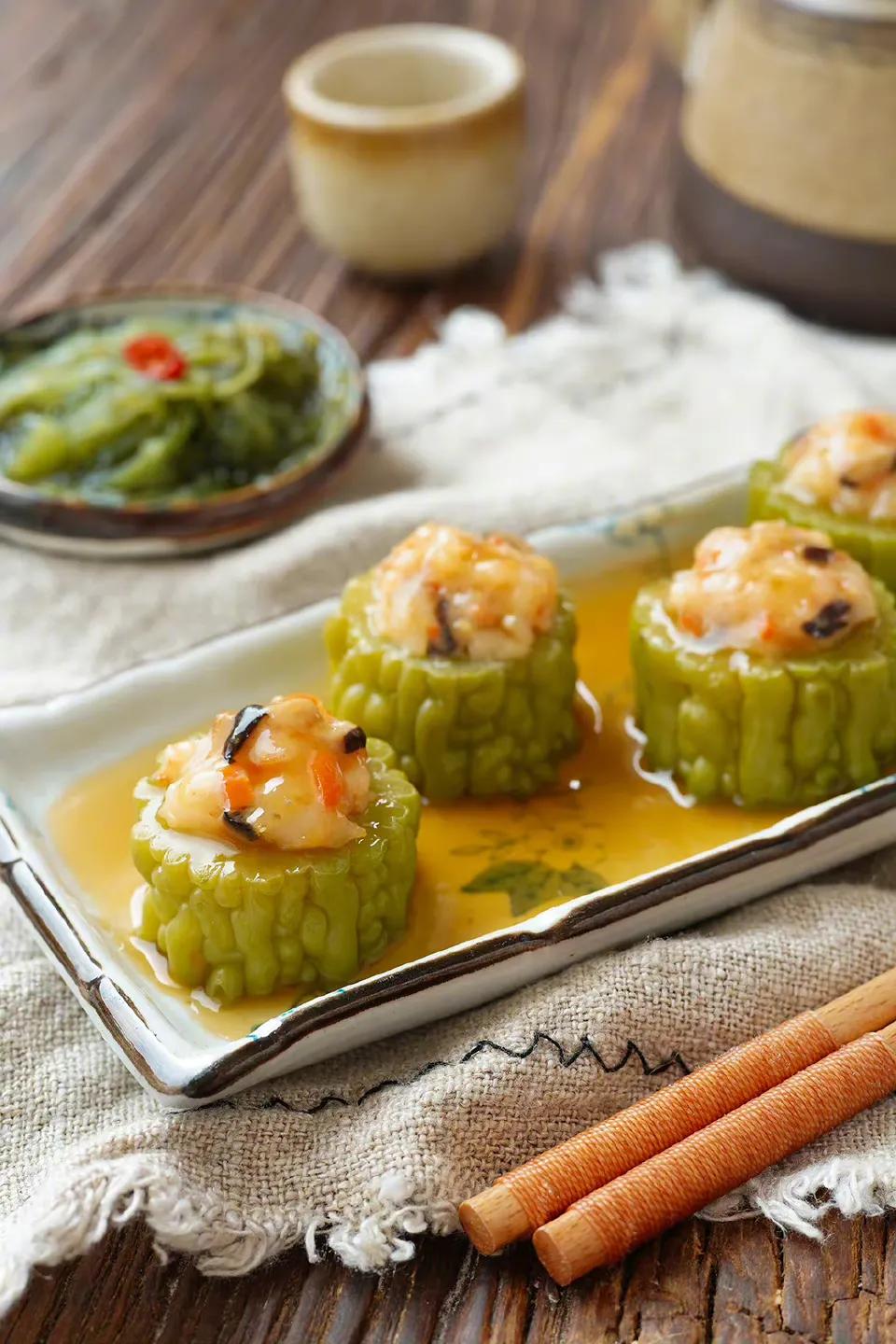 夏天的一口苦瓜，苦得沁人心脾