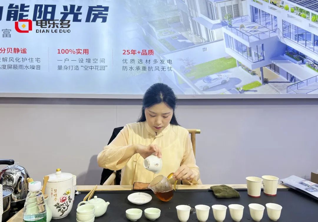 以茶会友，电乐多精彩亮相福建（厦门）光储展