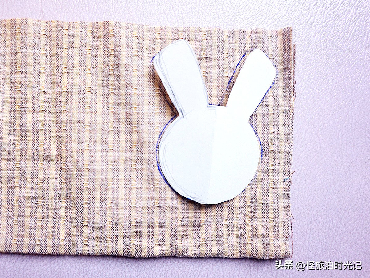 简单的兔子挂件,简单好做的兔子挂件