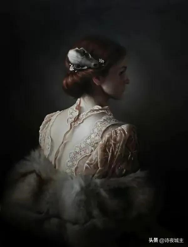 油画《高贵的凯瑟琳》,油画凯瑟琳