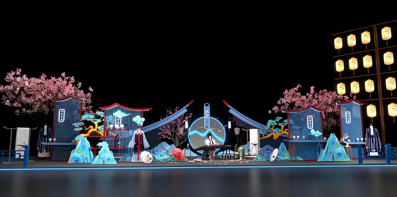 文化酒·万茗堂点亮洛阳最美之夜，应天门灯光秀万人共赏