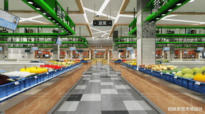 杭州农贸市场改造方案效果图,杭州一弘农贸市场设计