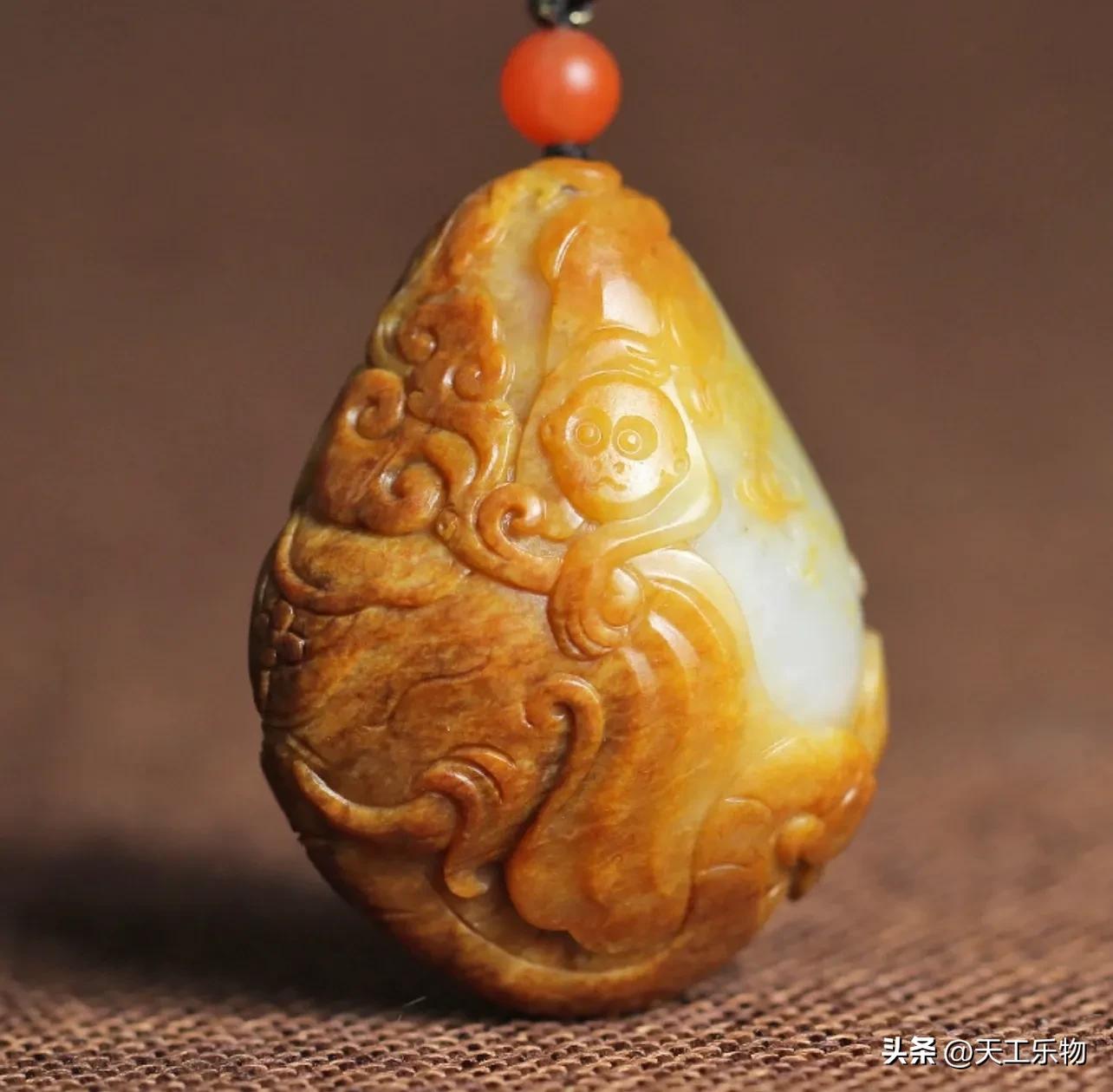 和田玉黄沁籽料大师玉雕极品图片,1200克的和田玉籽料黄沁多少钱