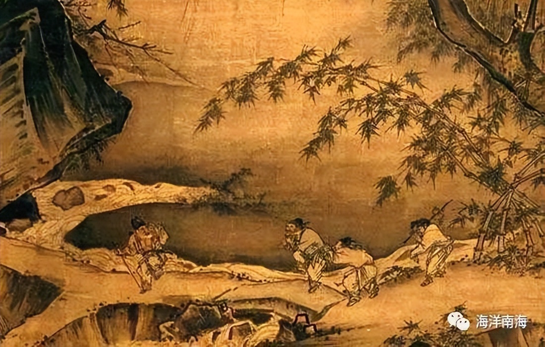 中国古代名画垂钓,古代名画垂钓