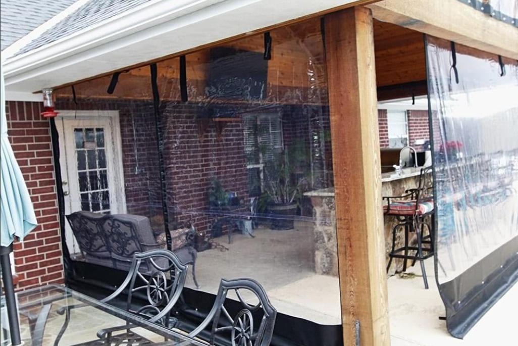 给一楼的提个醒，单纯做门廊可不够，不想冬天冷飕飕，记得加上它