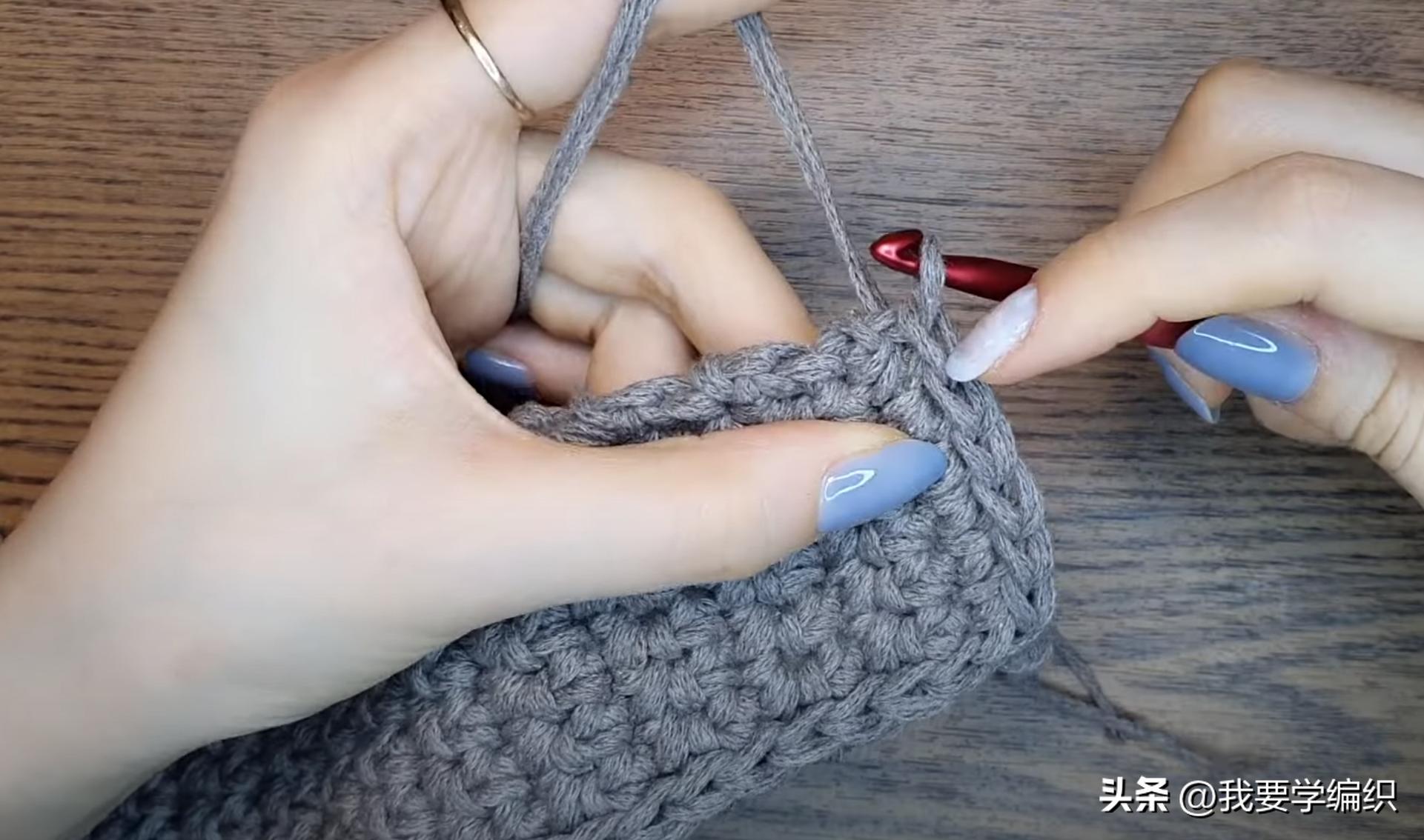 斜挎迷你小包的钩织,钩小包教程斜挎包