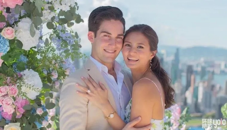 中国姑娘嫁给澳洲洋老公,雅诗兰黛创始人大婚