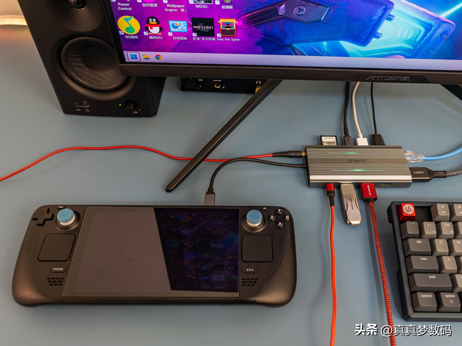 不只是游戏机！SteamDeck连接4K显示器做电脑主机性能和心得分享