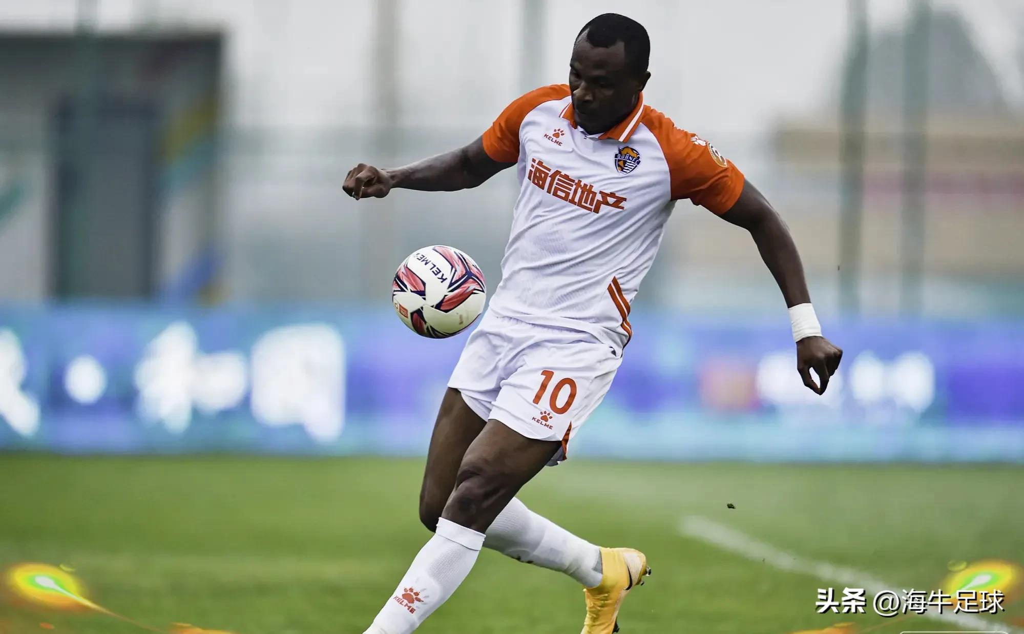 青岛海牛签下中甲金靴奥努埃布,奥努埃布加盟长安竞技