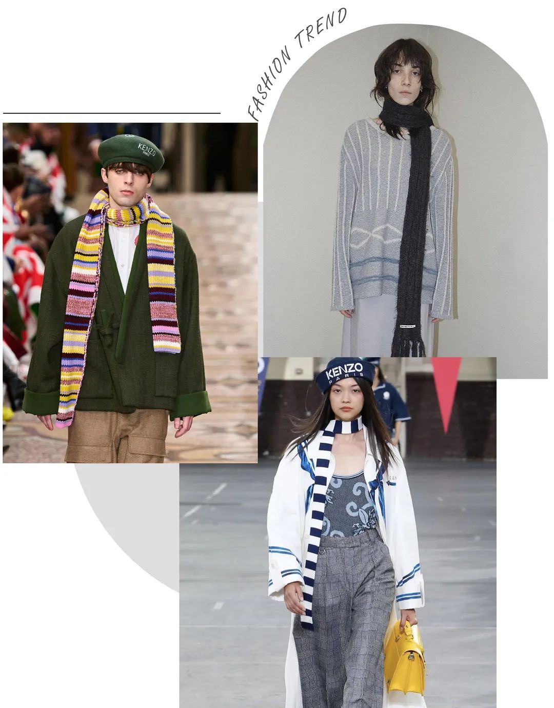 大衣围巾冬天最慵懒时髦的组合,大衣围巾入冬王炸组合