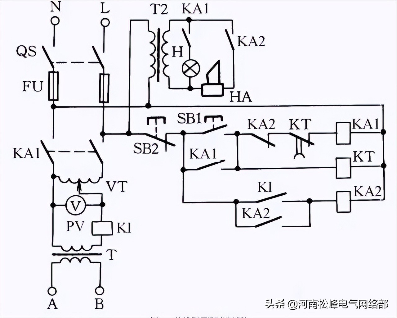 零基础电工接线电路图大全,电工常见电路接线图10例