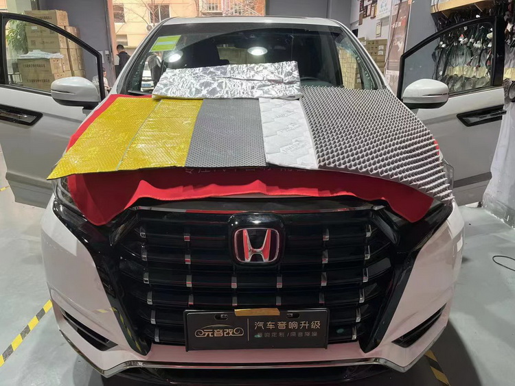 消失的噪声杭州元音改本田艾力绅汽车隔音改装大白鲨