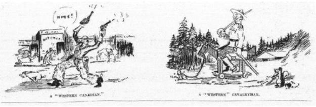 论统治卡通讽刺作为战壕文化叙事，如何描述士兵的抱怨和忍耐？