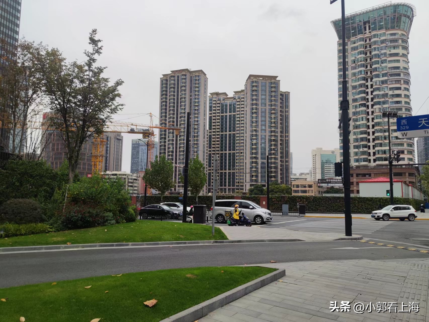 虹口北外滩实景,虹口区北外滩航拍