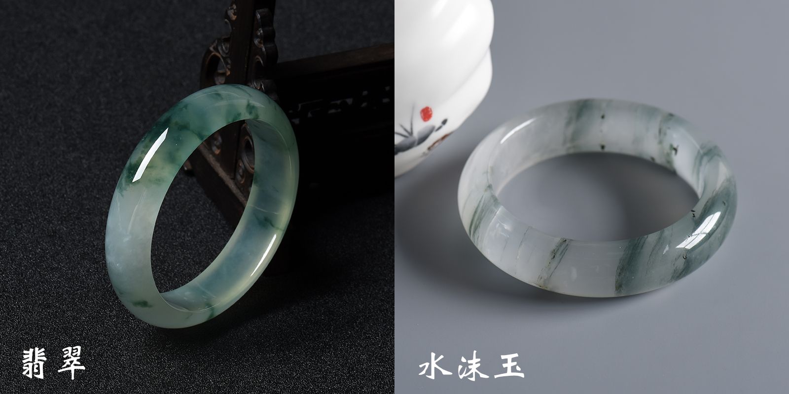 几十元的飘花手镯是真的吗,捡漏绿飘花手镯