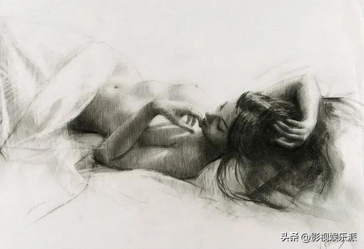 女人素描艺术作品欣赏,超漂亮女性素描画法