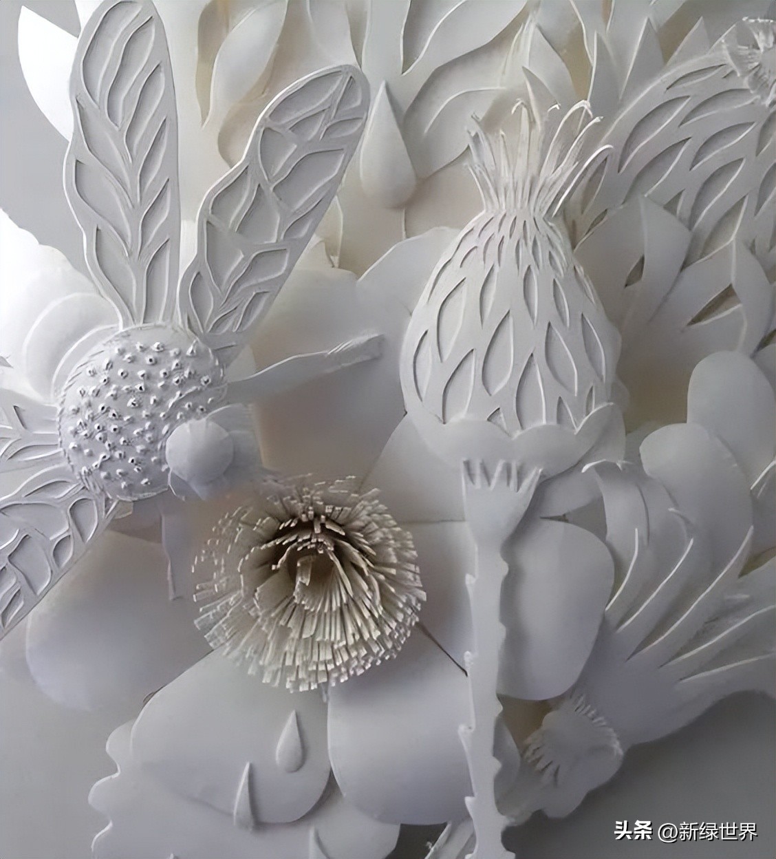 一组纸艺作品,令人惊艳的纸艺作品