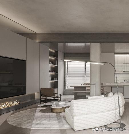 极简风美宅设计,秋冬现代轻奢风格美宅图片
