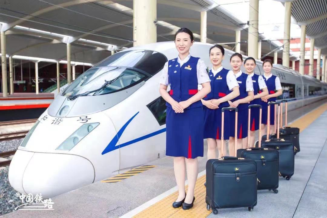 兰州铁路局高铁夏季制服,广州高铁乘务员制服