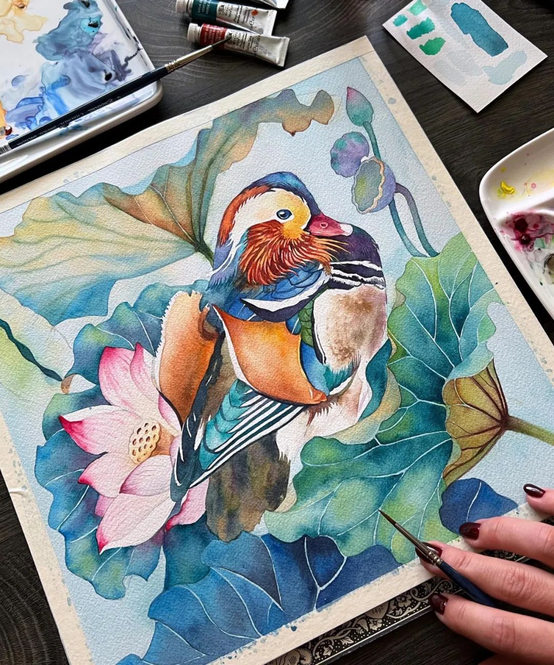 用色大胆的水彩作品,大神级水彩作品看完肯定不后悔