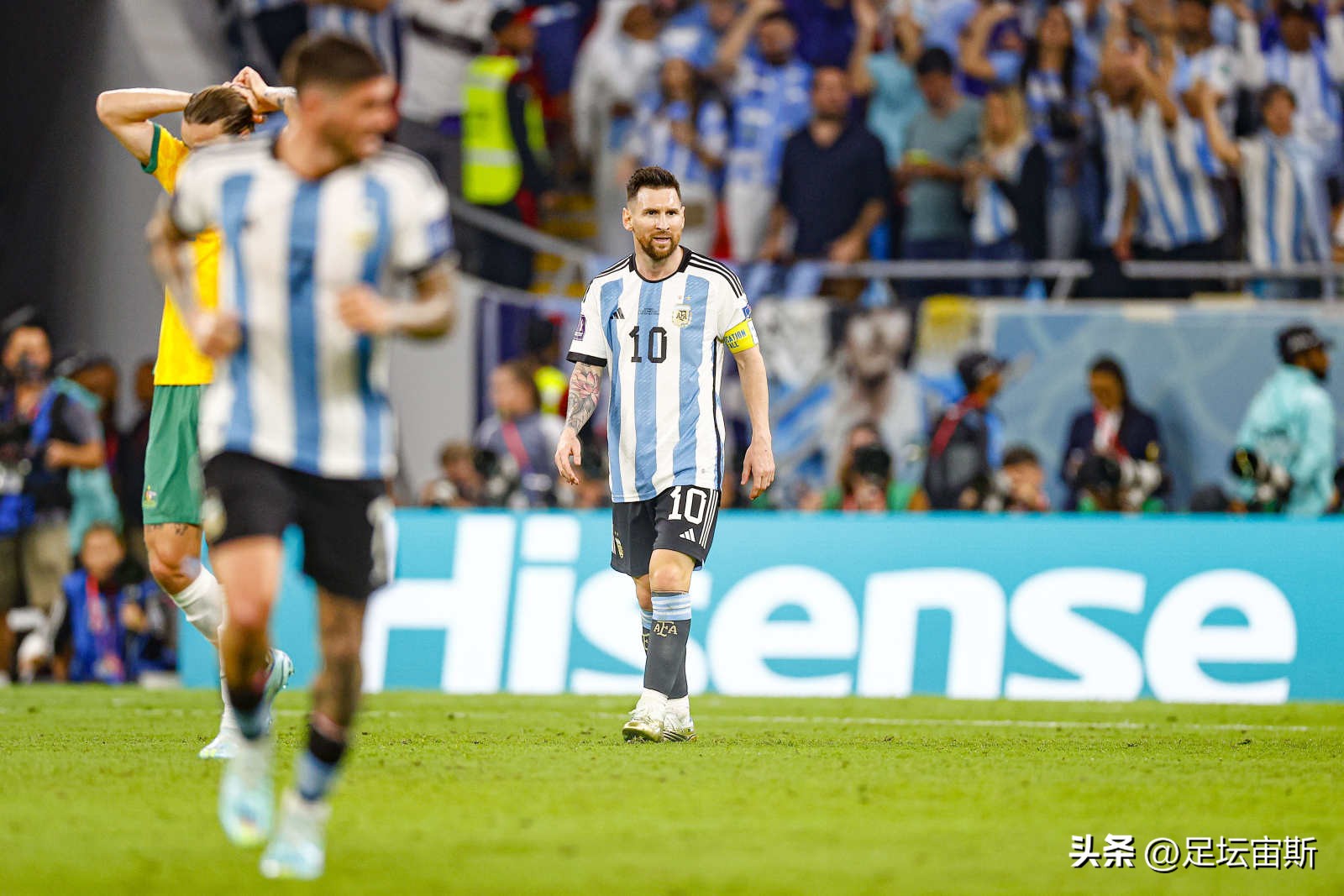 梅西夺世界杯冠军c罗反应,世界杯梅西和c罗巅峰对决