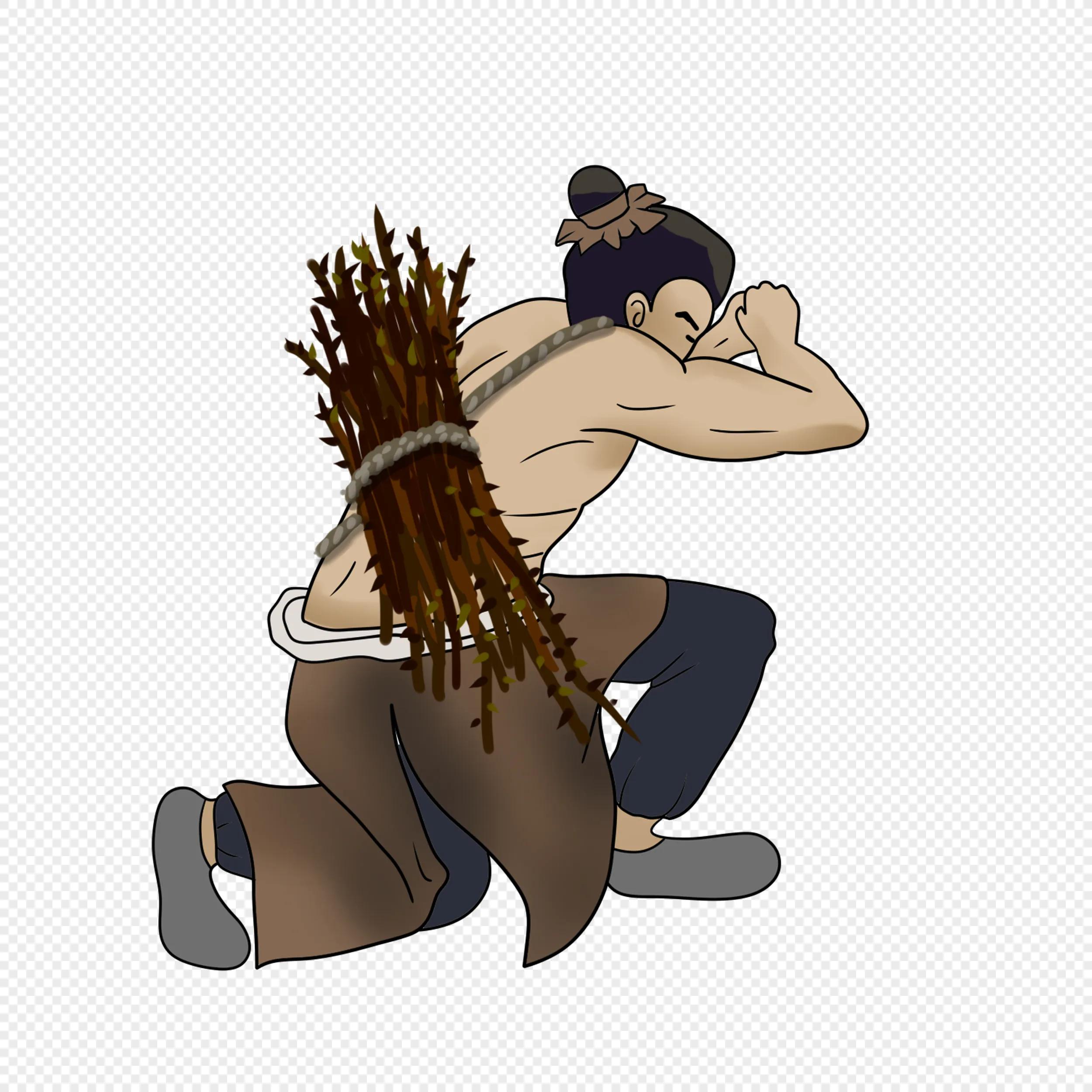 负荆请罪成语故事中英文,成语故事负荆请罪英语