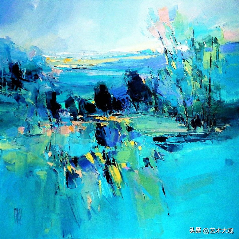 埃里克科佩尔风景油画作品欣赏,欧洲海滩风景油画作品欣赏