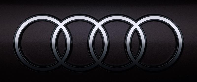 奥迪换黑车标,奥迪换标新车标