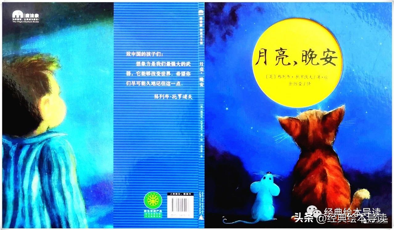 适合夜晚读的晚安书,晚安月亮绘本精读