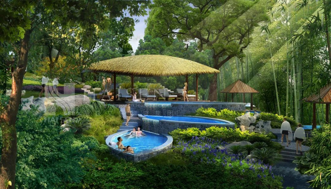 温泉泡池怎么设计,家庭室内温泉泡池尺寸