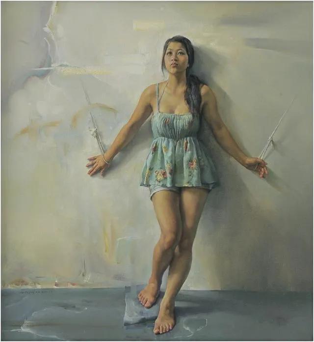 年轻漂亮女老师简笔画逼真,女教授工笔画欣赏