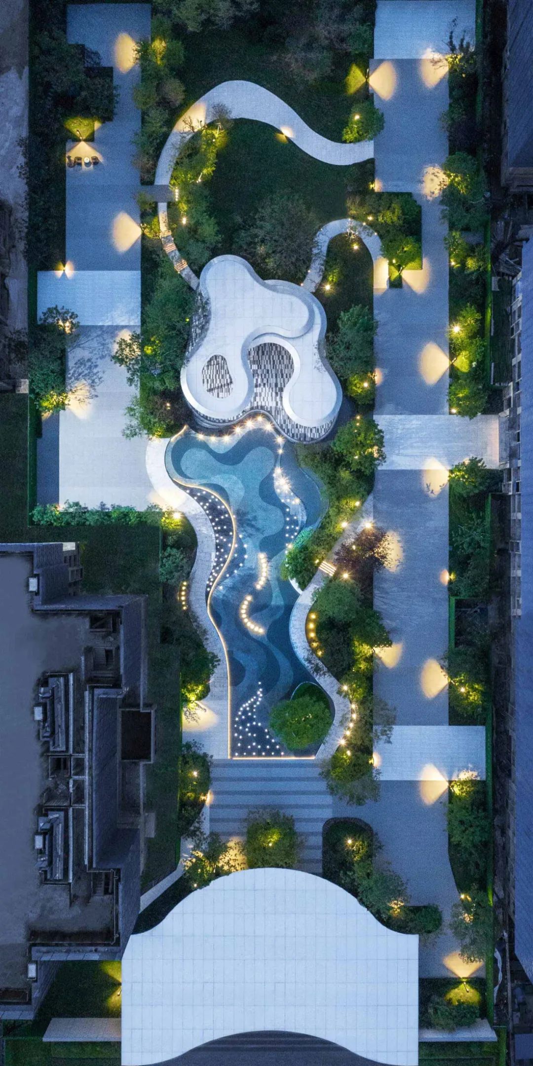 第四代住宅庭院景观,第四代住宅景观细节