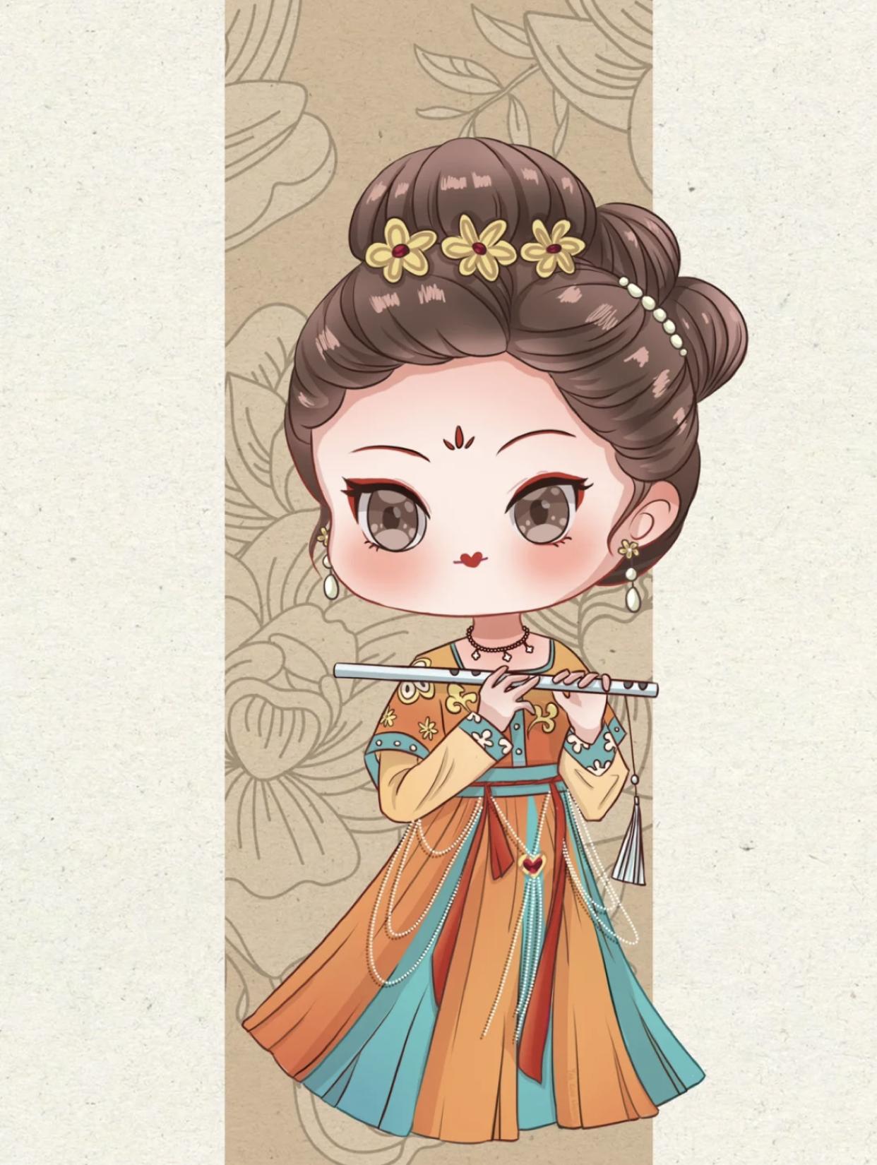 超萌的q版古风头像,古风q版头像唯美图文