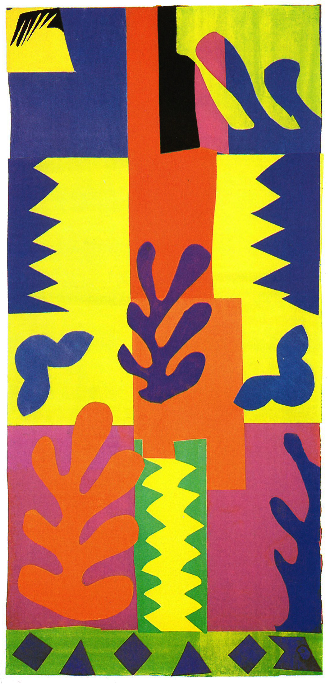 怎么画亨利马蒂斯这个人,亨利马蒂斯剪纸